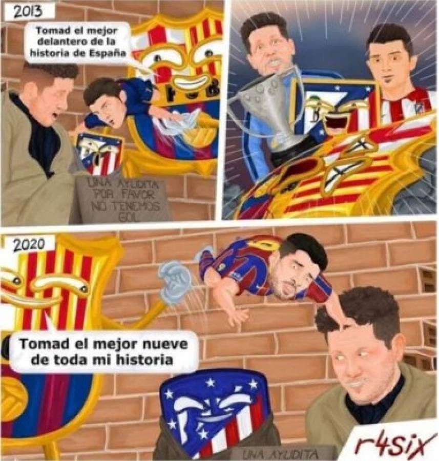 Messi, Ansu Fati y Luis Suárez, protagonistas de los memes tras la goleada del Barcelona