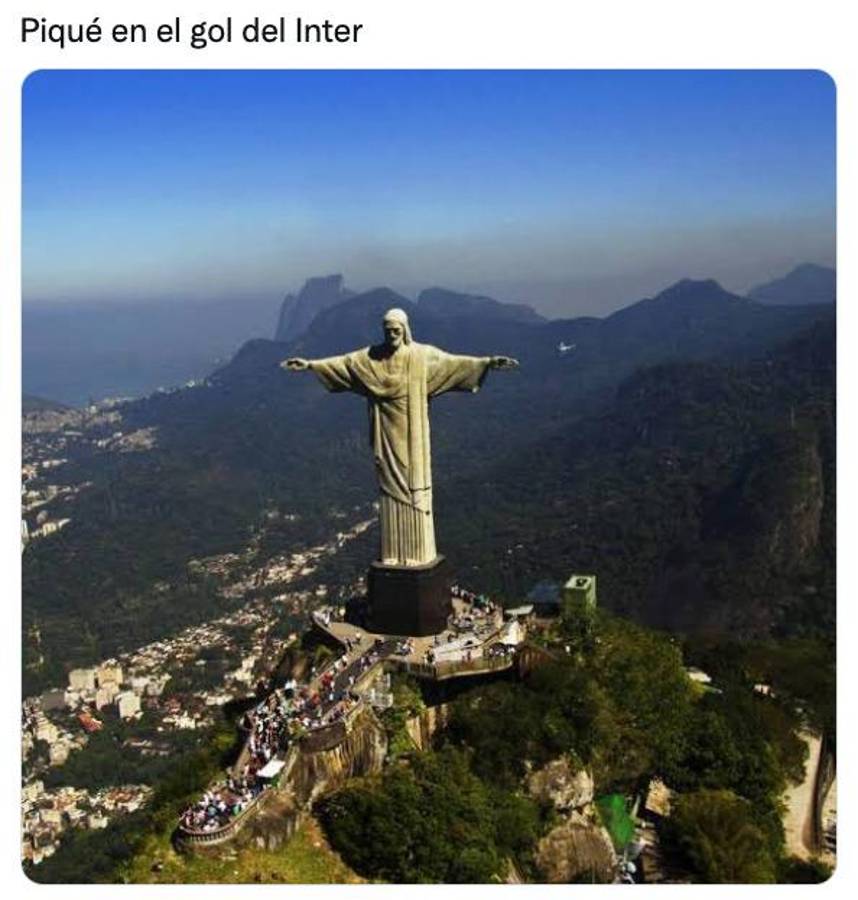 ¡Destruyen a Piqué! Los duros memes contra Barcelona luego de empatar con Inter y estar al borde de Europa League