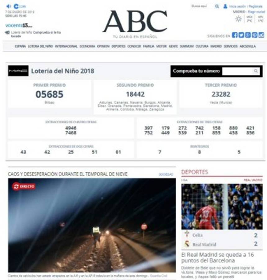 Así reaccionan los medios luego de empate del Real Madrid ante el Celta