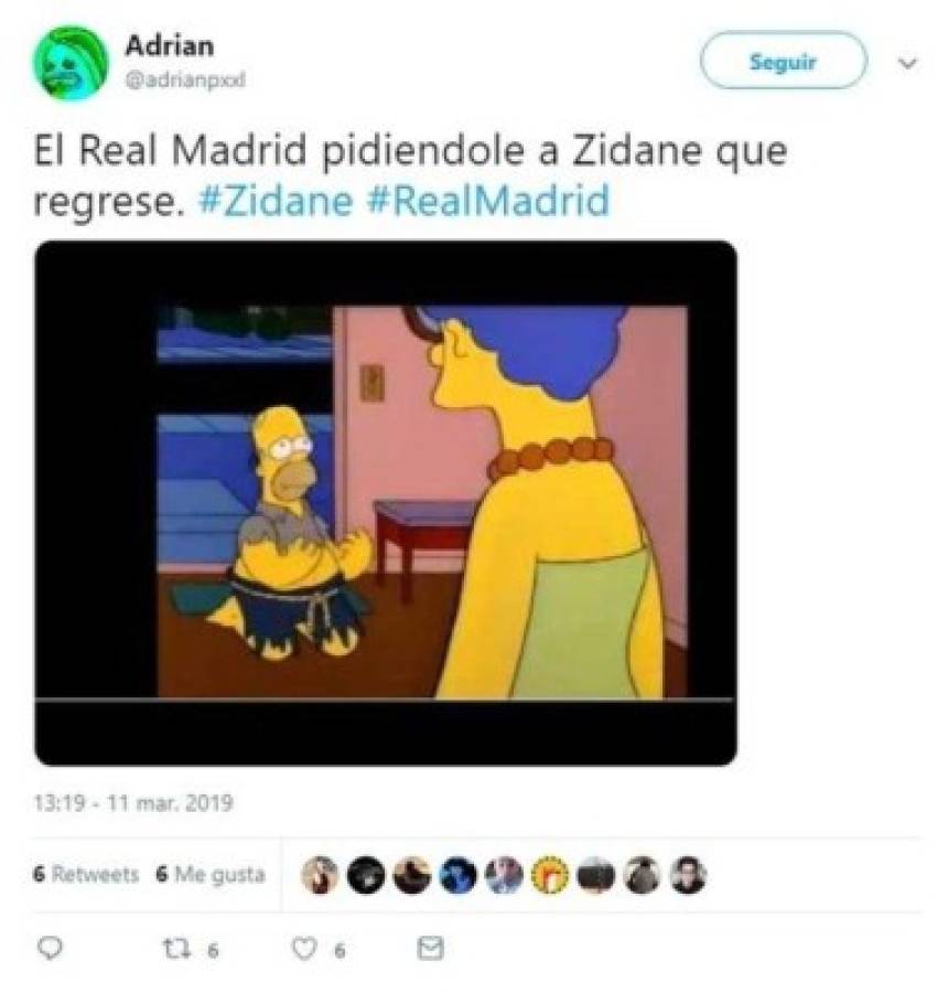 Los memes hacen pedazos al Real Madrid por la segunda marcha de Zidane ¡Ya hay sustituto!