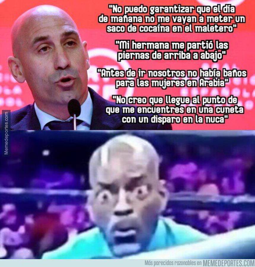 Florentino y Messi son protagonistas: Los jocosos memes que dejó los audios filtrados de Piqué con Rubiales por la Supercopa