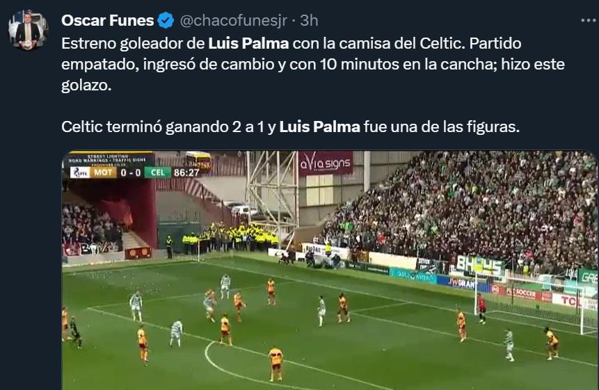 “Palma está cumpliendo sus sueños”, “Empezó a dar frutos”: Prensa hondureña e internacional halaga golazo del catracho con el Celtic