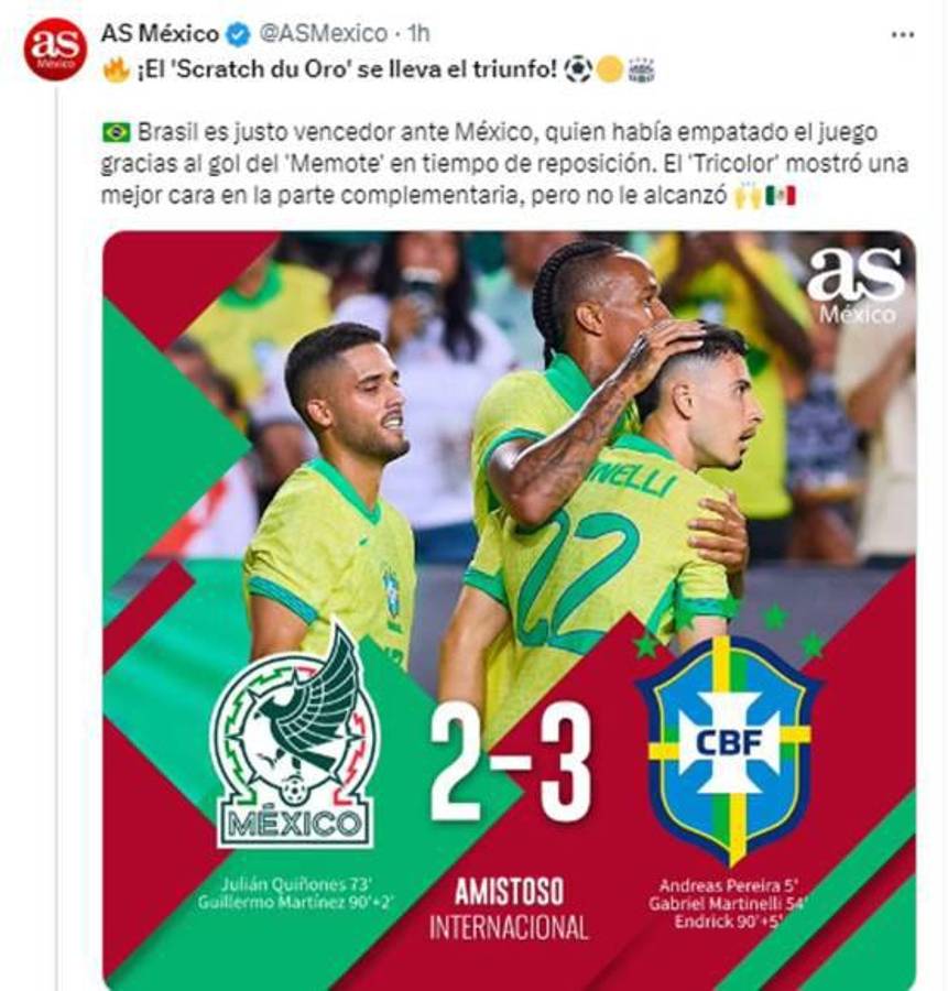 David Faitelson despotricó contra México: Así fue la reacción del prensa azteca ante la dura derrota contra Brasil