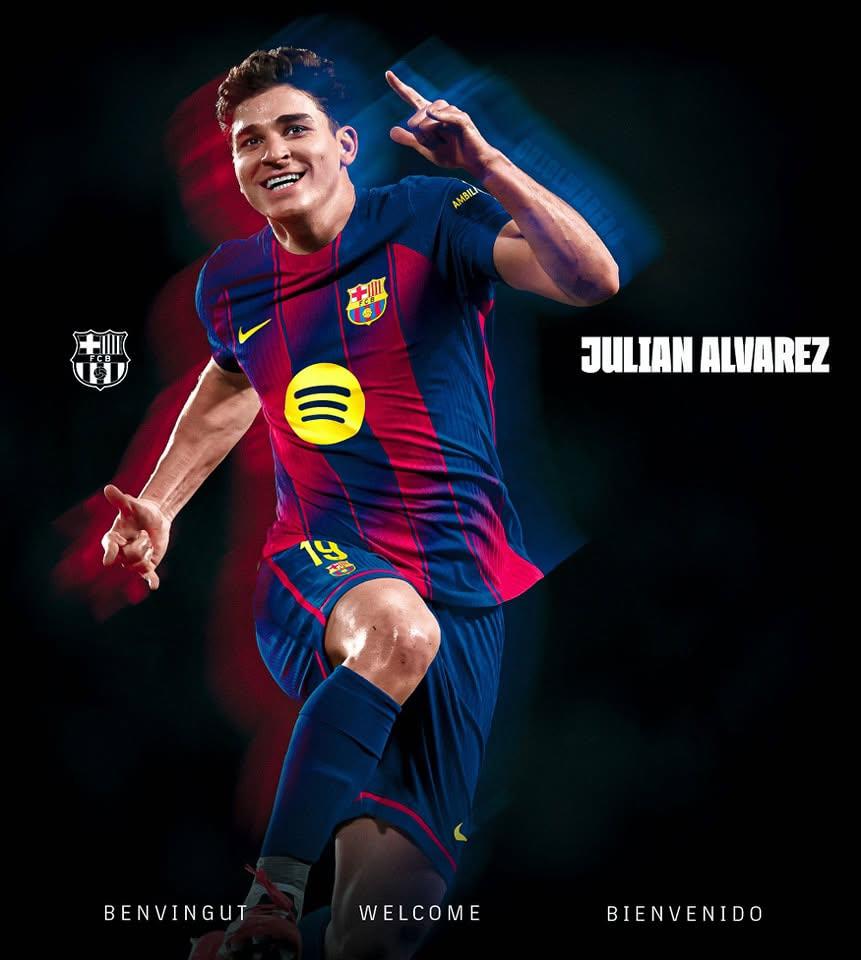 Con Rodri y Julián Álvarez: así sería el poderoso 11 titular del Barcelona para 2026-27