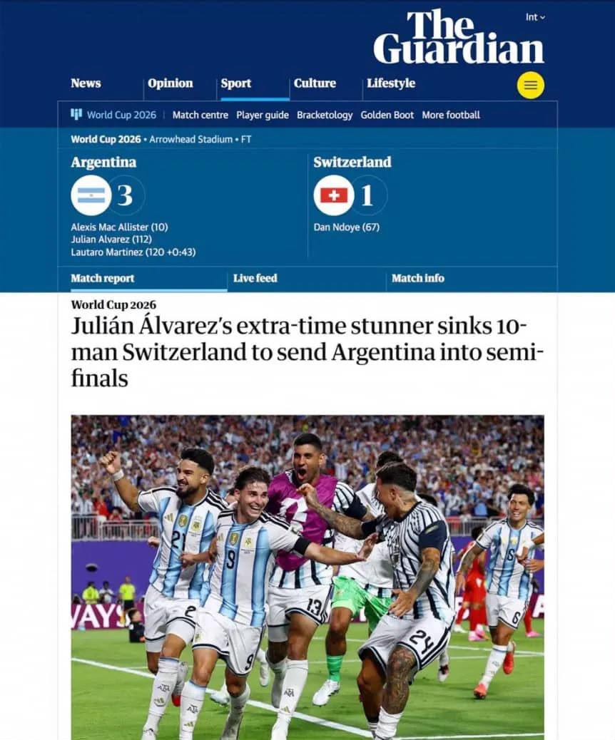 Jugaron con doce: lo que dice la prensa inglesa antes de enfrentar a Argentina
