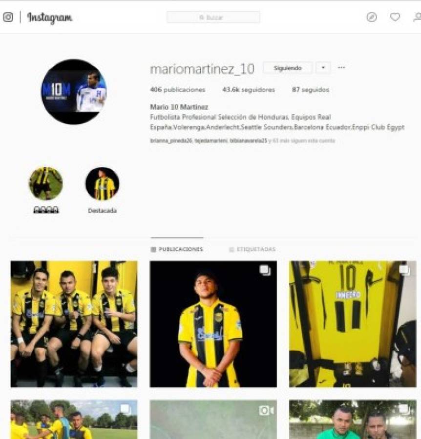 Los jugadores hondureños con más seguidores en Instagram