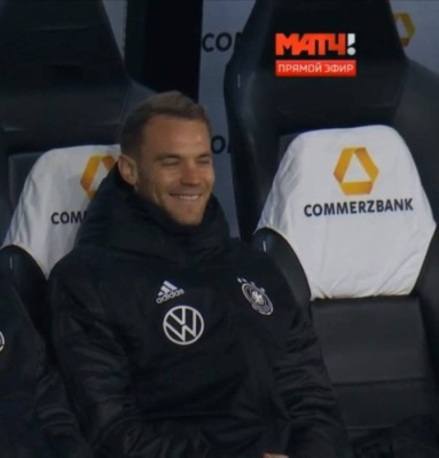 No viste en TV: Risas de Neuer, su gesto con Ter Stegen y la tristeza en Alemania
