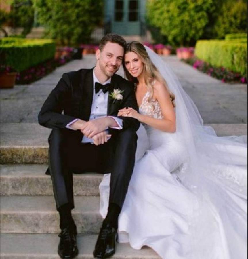 La boda íntima y secreta de Pau Gasol con la hermosa periodista Catherine McDonnell