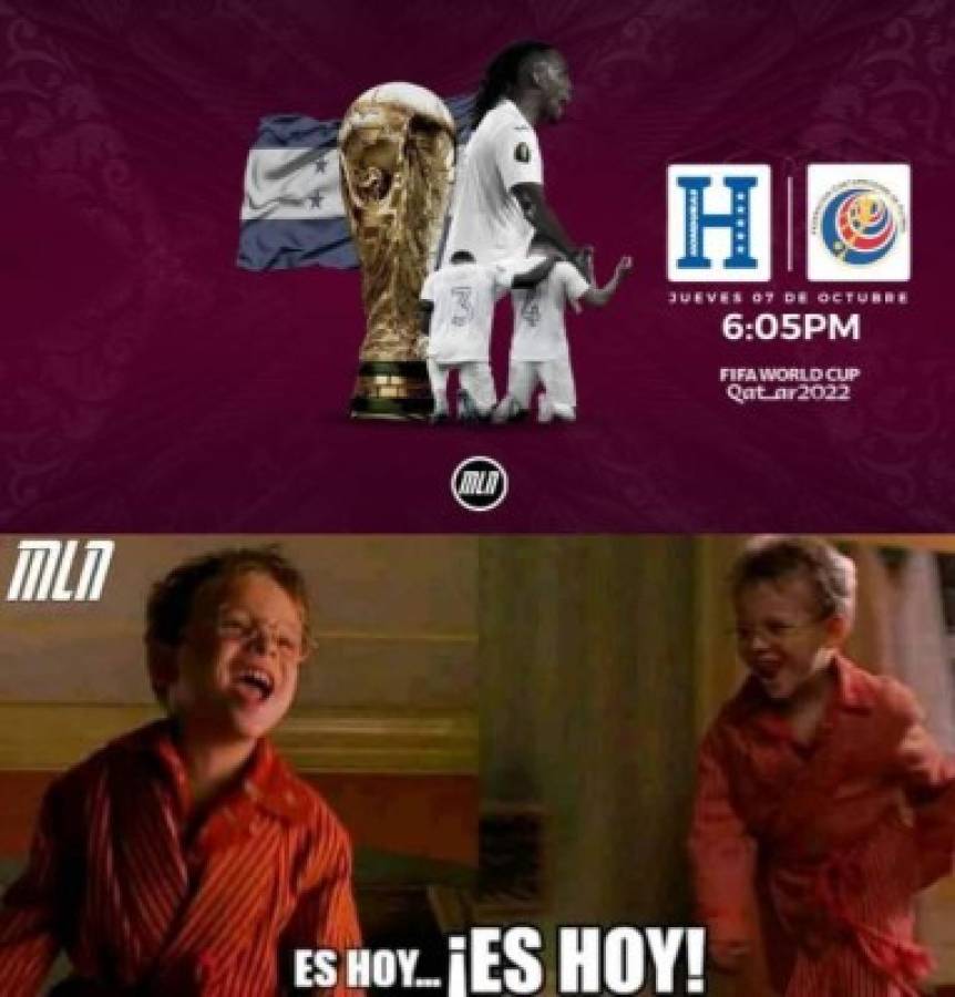 Los memes calientan ya la previa del Honduras vs Costa Rica en la octagonal de Concacaf