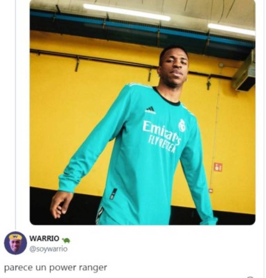 Para reír: Real Madrid presentó su nueva camisa y los memes hacen pedazos a Vinicius Junior