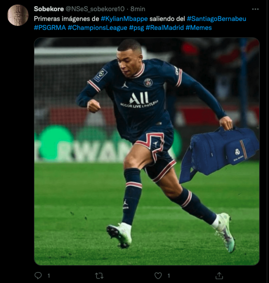 Los otros memes que dejó el Real Madrid-PSG de la Champions donde destrozan a Messi