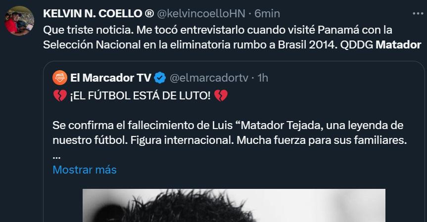 “Vuela alto, Matador”: El mundo del fútbol llora la muerte de Luis Tejada, mundialista con Panamá en Rusia 2018