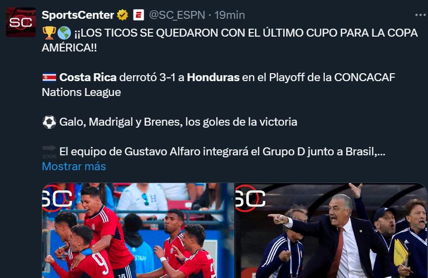 Faitelson le deja dardo a Honduras: La reacción de la prensa deportiva tras la clasificación de Costa Rica