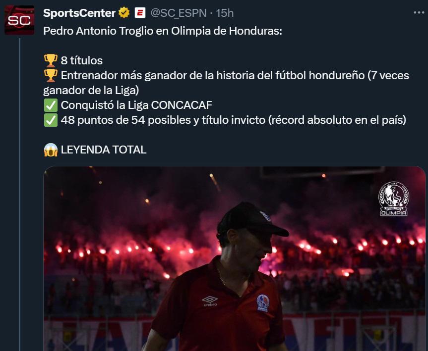 Prensa internacional se rinde ante el Olimpia de Troglio: “Leyenda total”, “No para de dar vueltas”