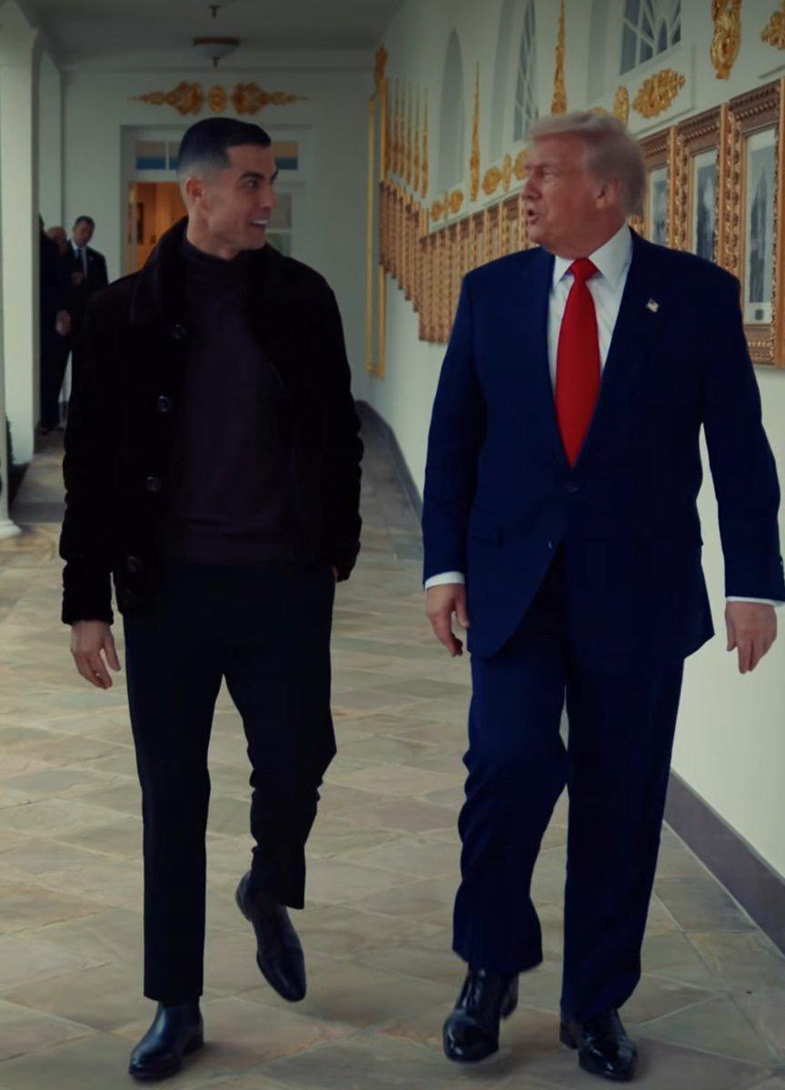 Donald Trump le dice en la cara a Cristiano Ronaldo quién es el mejor de la historia y el motivo de la cena en la Casa Blanca