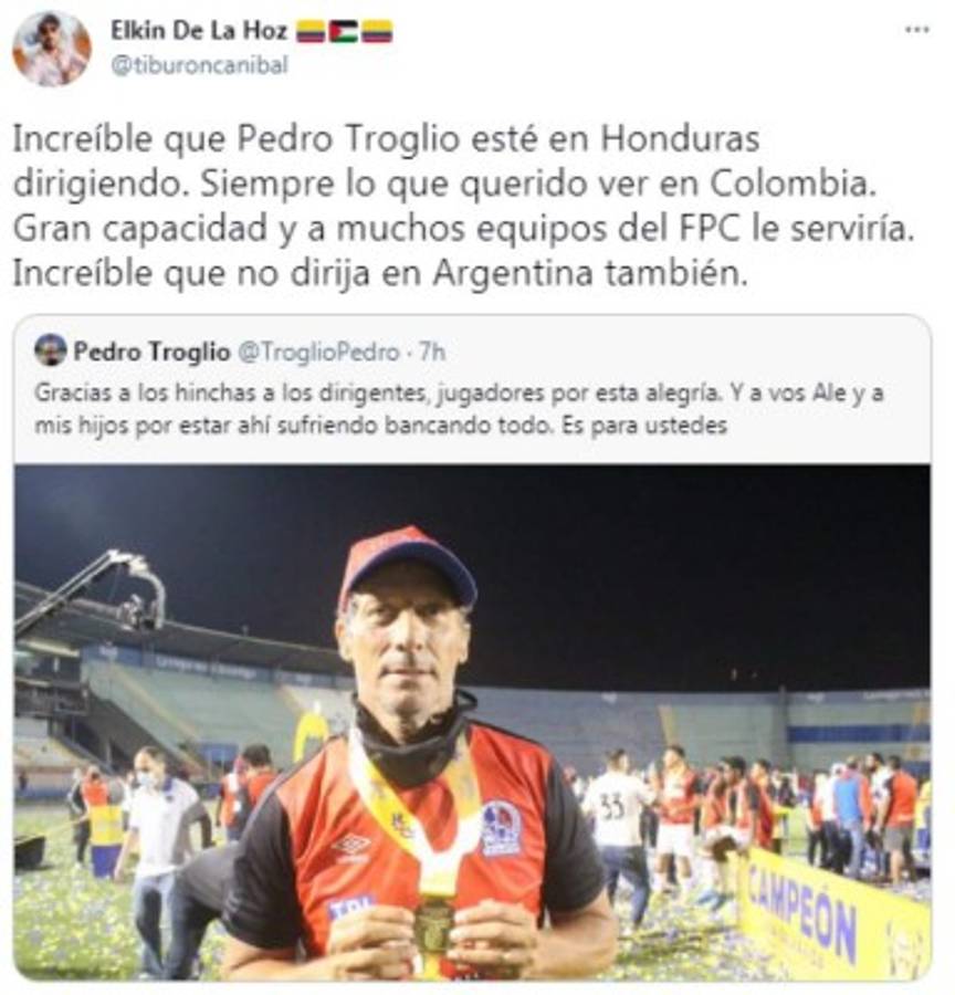 Prensa internacional sobre el tricampeonato de Olimpia ante Motagua y así destacan a Pedro Troglio