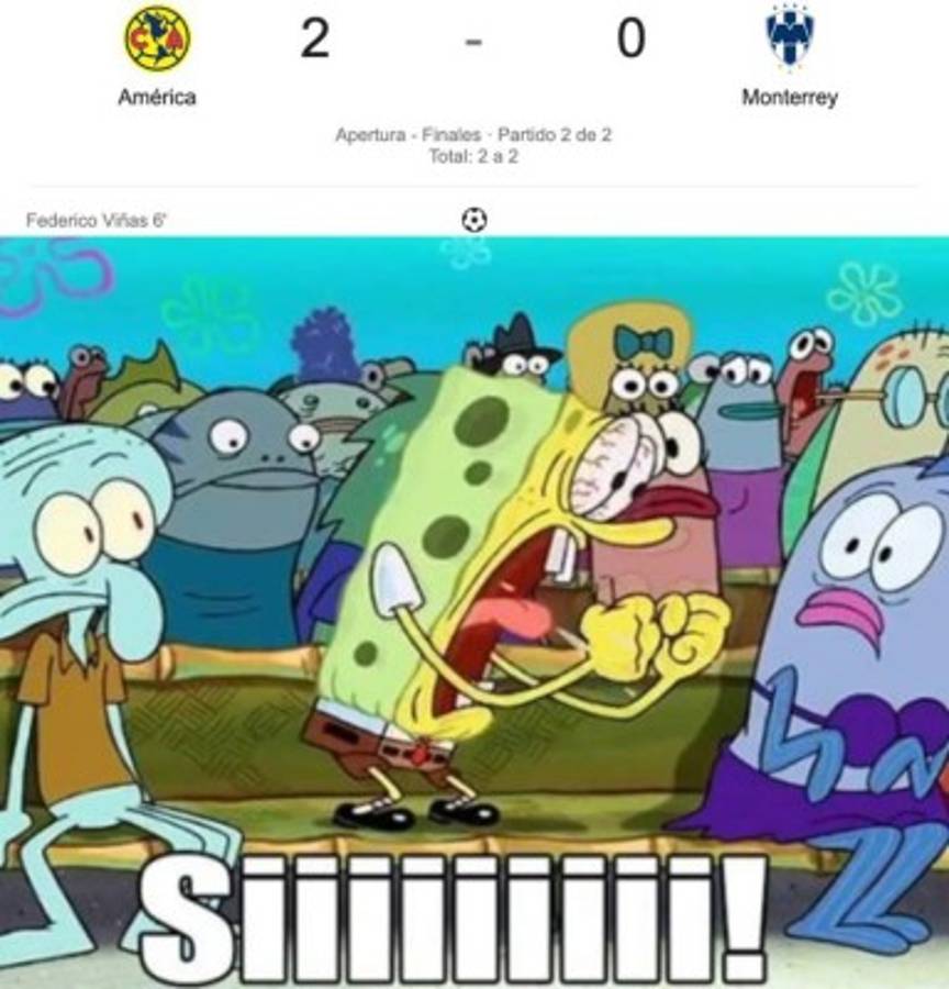 Los memes atizan contra el América tras perder la final ante Monterrey