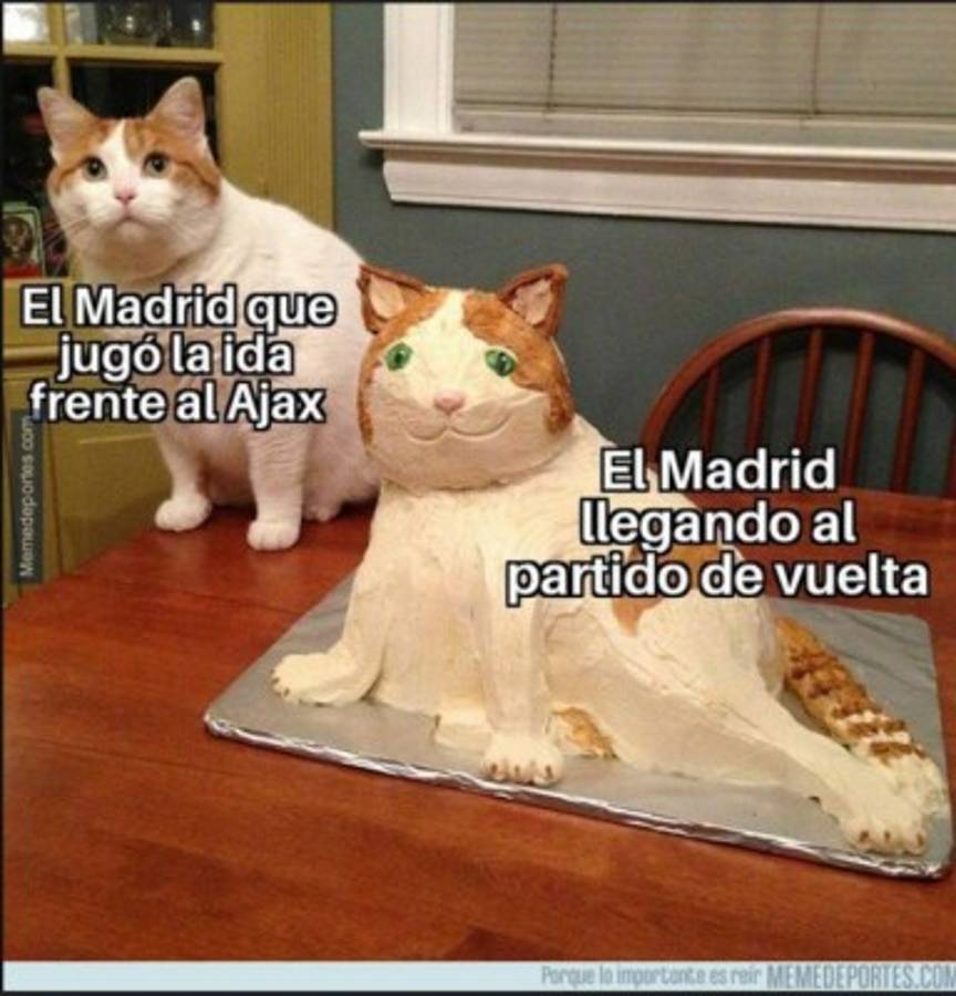 Los memes destruyen a un Real Madrid goleado y eliminado de la Champions por el Ajax