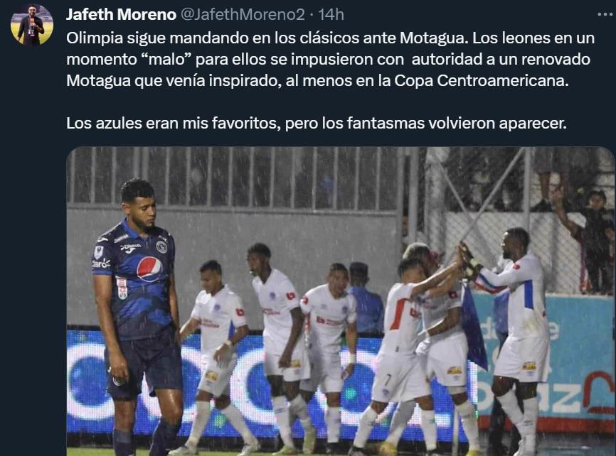 “Troglio, el padre de Motagua”, “Olimpia sigue mandando”: La reacción de la prensa tras el séptimo triunfo consecutivo del león