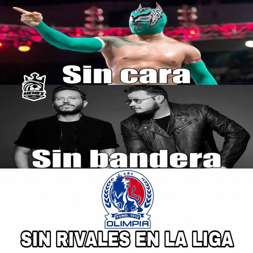 Los memes no perdonan a Real España tras perder el liderato de la Liga Nacional ante Olimpia