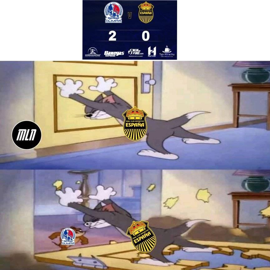 ¡Para reír! Real España se vio mal ante Olimpia y así se burlaron los memes tras la final de ida de la Liga Nacional