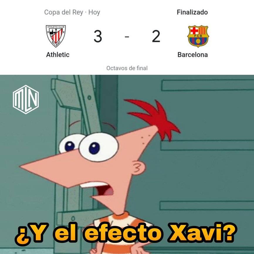 Barcelona dice adiós a la Copa del Rey tras caer ante el Athletic Bilbao y los memes los destrozan