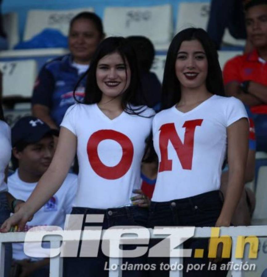 ¡Sensuales! El lado infartante del clásico Motagua-Olimpia en el estadio Nacional