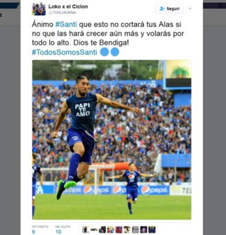 Compañeros, afición y periodistas muestran su apoyo a Santiago Vergara