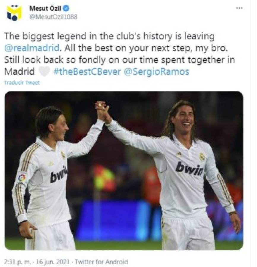 ¡Intenta no llorar! Los emotivos mensajes de despedida de los jugadores del Real Madrid a Sergio Ramos