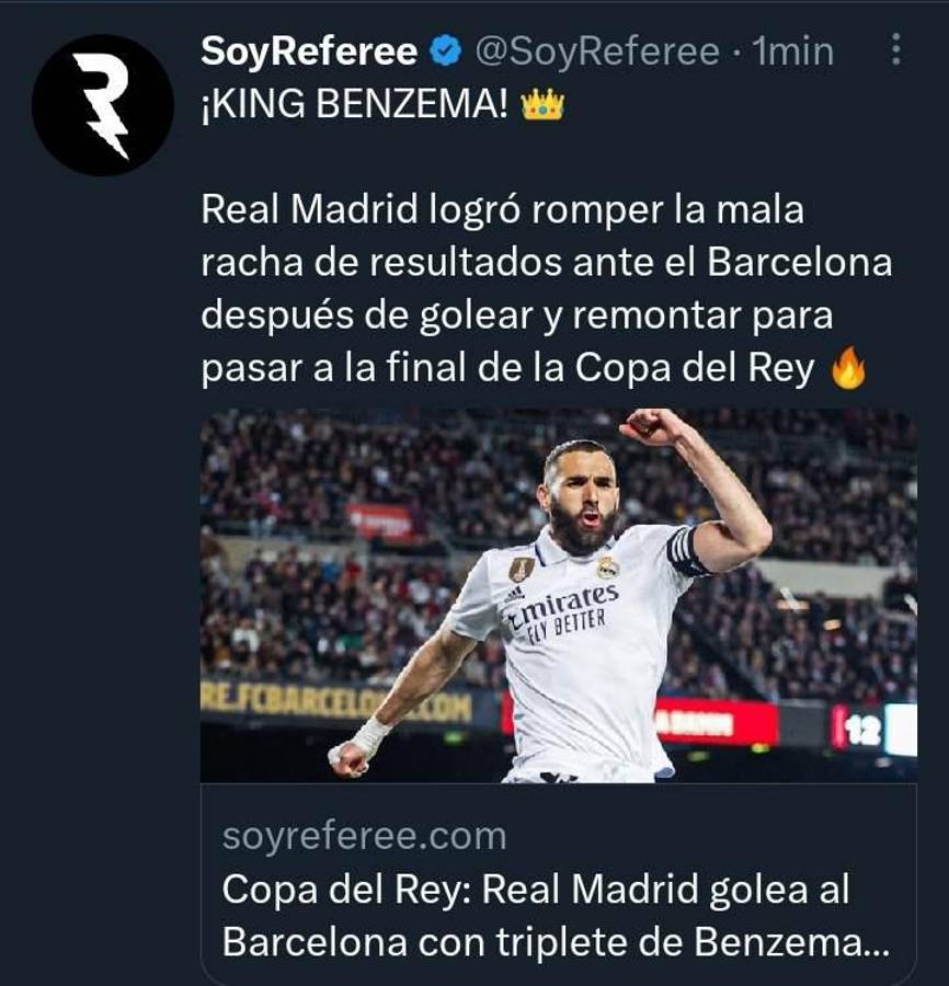 “Amargo trago en el Camp Nou”: Prensa internacional destaca al Real Madrid tras la goleada en la Copa del Rey ante Barcelona