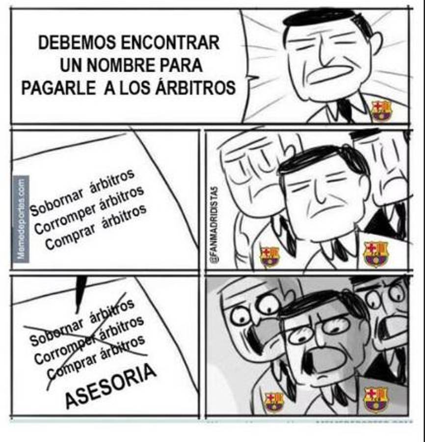 Los del Real Madrid lo gozan: Los memes no tienen piedad con el Barcelona luego del escándalo “Negreira”