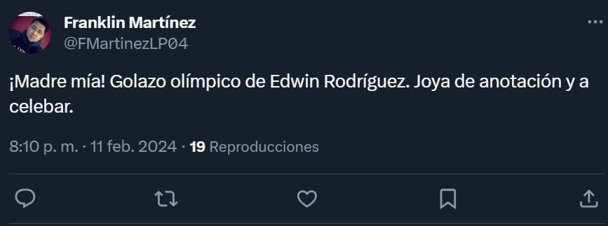 “Descomunal”, “Memorable”: Prensa de Honduras e internacional se rinde ante golazo olímpico de Edwin Rodríguez