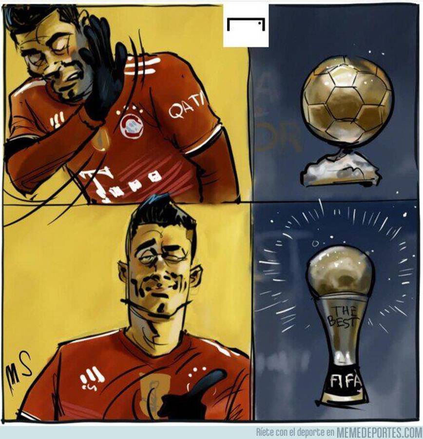 Los memes que no has visto de los Premios The Best donde no perdonan a Messi ni a Cristiano Ronaldo