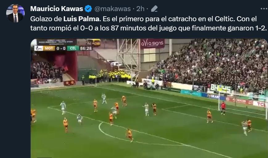 “Palma está cumpliendo sus sueños”, “Empezó a dar frutos”: Prensa hondureña e internacional halaga golazo del catracho con el Celtic