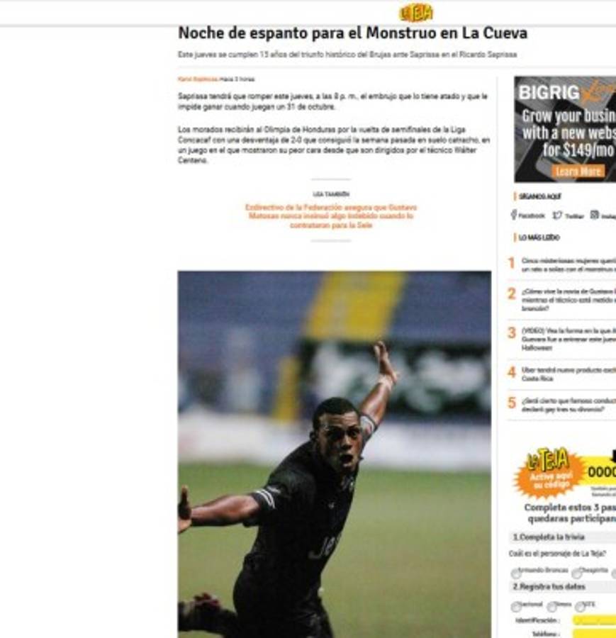 Prensa de El Salvador y Costa Rica: 'Noche de espanto' y 'Alianza con poderoso hechizo'