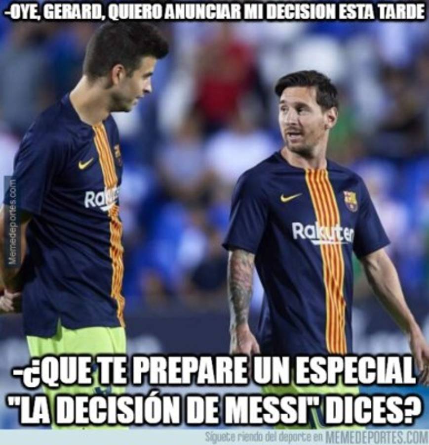 Siguen las burlas: Los otros memes que no has visto del 'adiós' de Messi al Barcelona