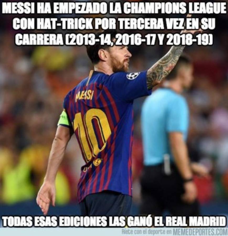 Messi, Facebook y los terribles memes de la jornada de la Champions League