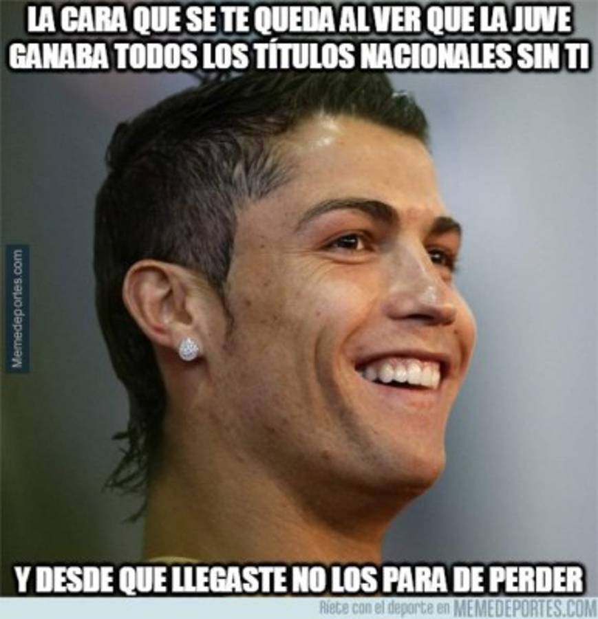 Los memes no perdonan a Cristiano Ronaldo luego de que Juventus perdiera final ante Lazio