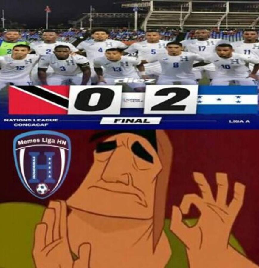 Honduras y los crueles memes del triunfo sobre Trinidad y Tobago en Liga de Naciones