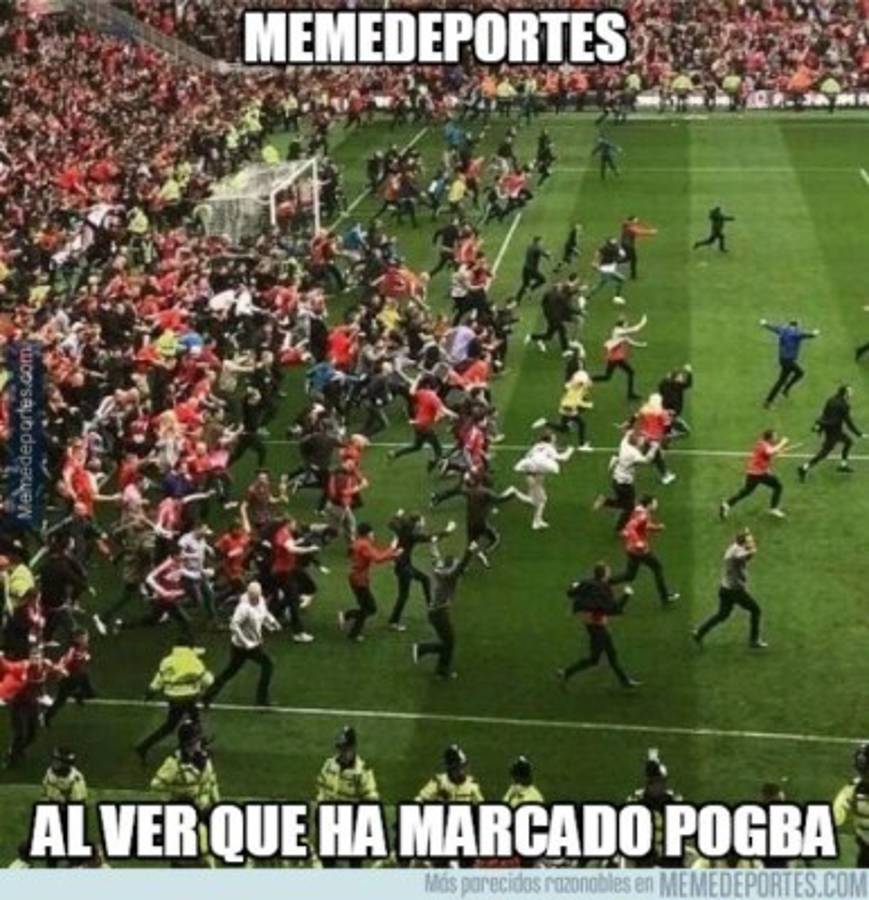 Los mejores memes por la anotación de Paul Pogba con el Manchester United