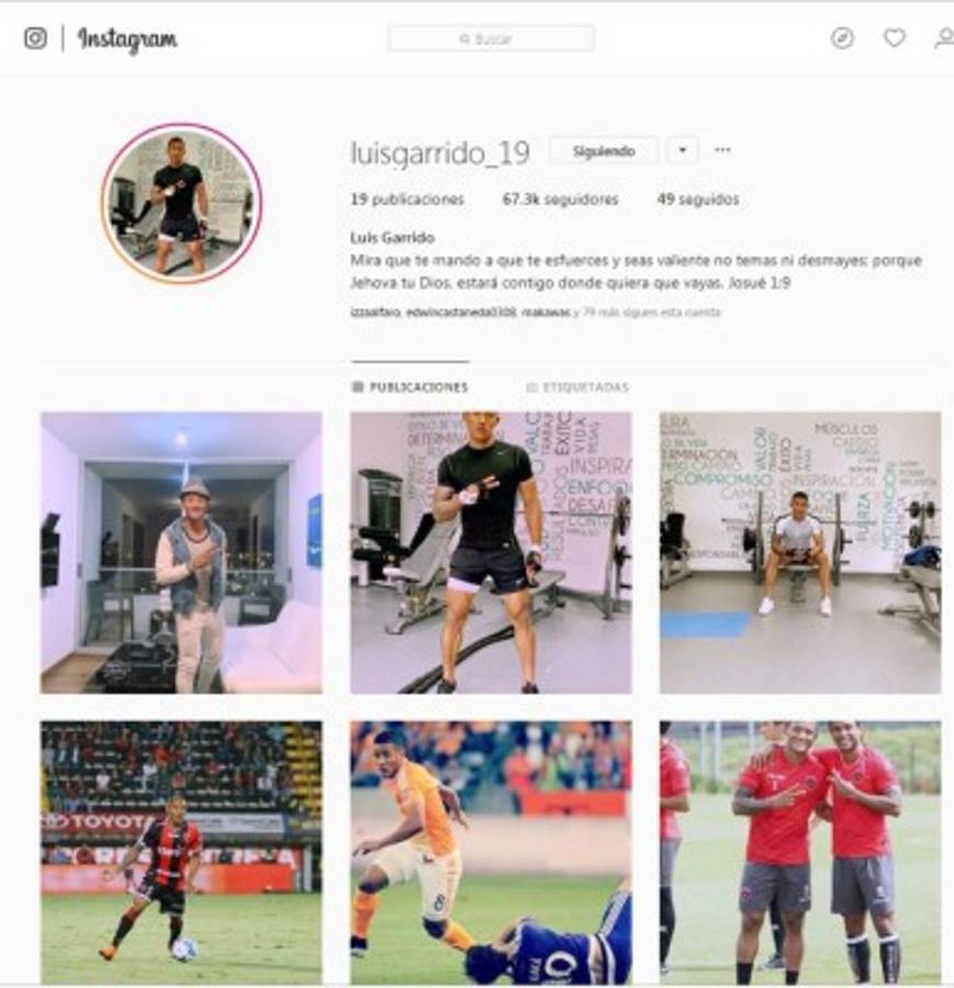 Los jugadores hondureños con más seguidores en Instagram