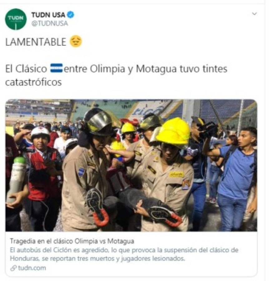 ¡Tragedia en Honduras! Así amanece la prensa mundial por el drama vivido en el Nacional