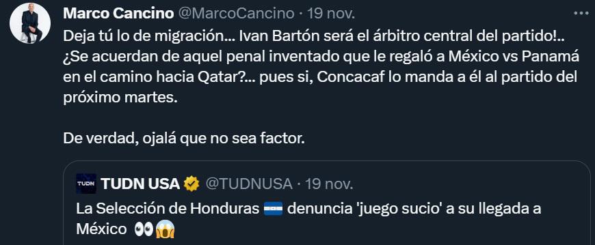 El periodista mexicano recordó la controversia del México-Panamá de las eliminatorias rumbo a Qatar 2022.