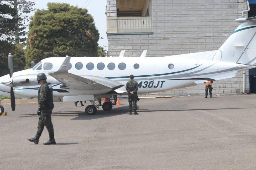 El día de extradición de Juan Orlando Hernández: francotiradores, helicópteros y máxima seguridad