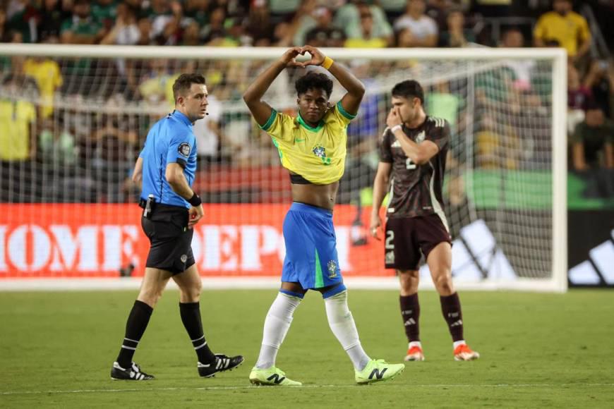 Endrick al ‘estilo’ Messi, inesperado gesto de Vinicius Junior y el problema que hubo en el México - Brasil