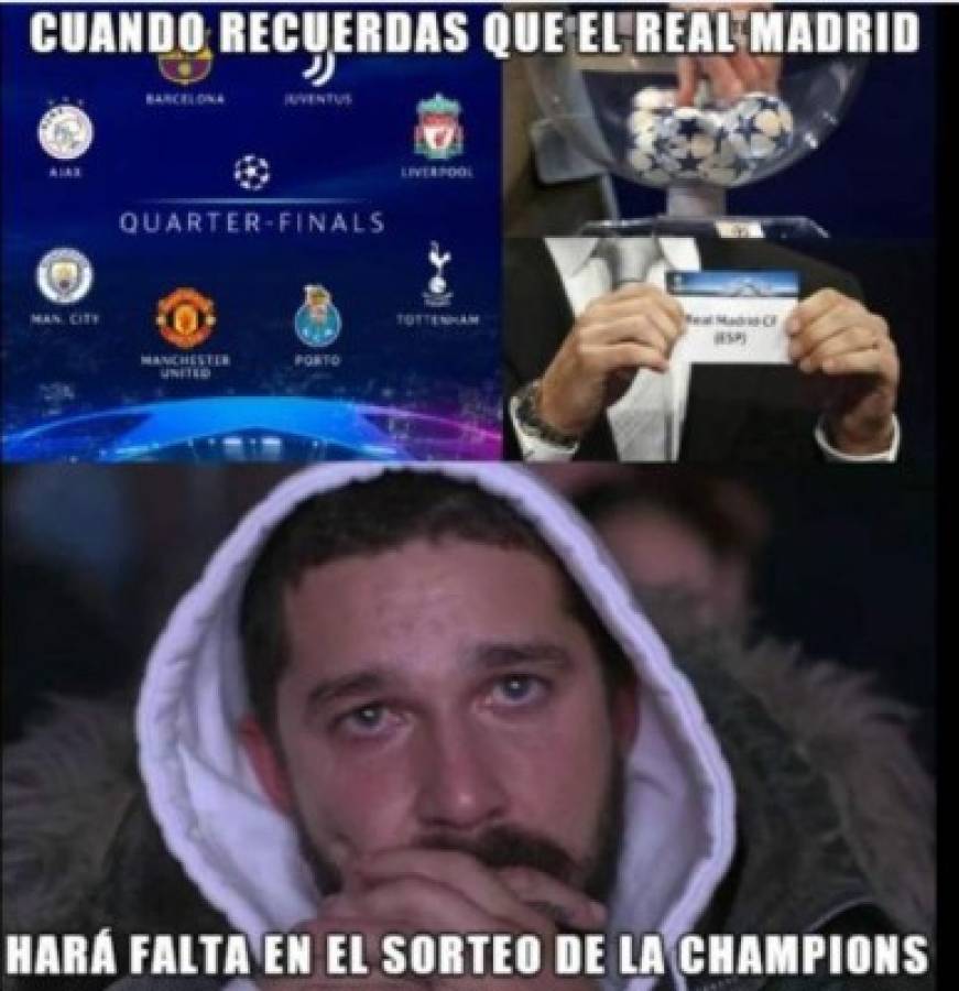 Los memes del sorteo de la Champions League donde destrozan al Real Madrid