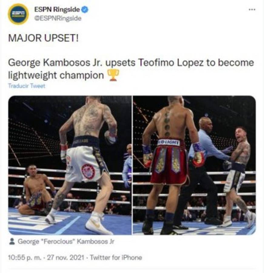 'La mayor decepción y sin clase': Así cataloga la prensa a Teófimo López tras perder ante Kambosos