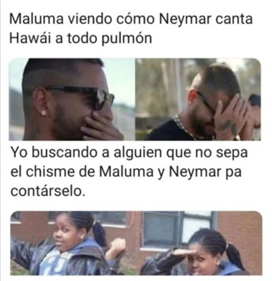 Los memes hacen pedazos a Maluma luego de que Neymar le 'robara' la novia, Icardi protagonista  