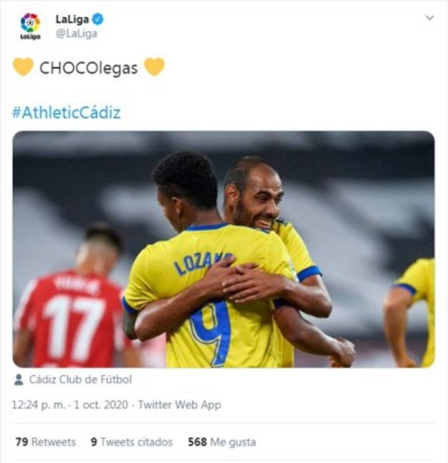 Esto dice la prensa de España sobre el triunfo de Cádiz con gran actuación del 'Choco' Lozano