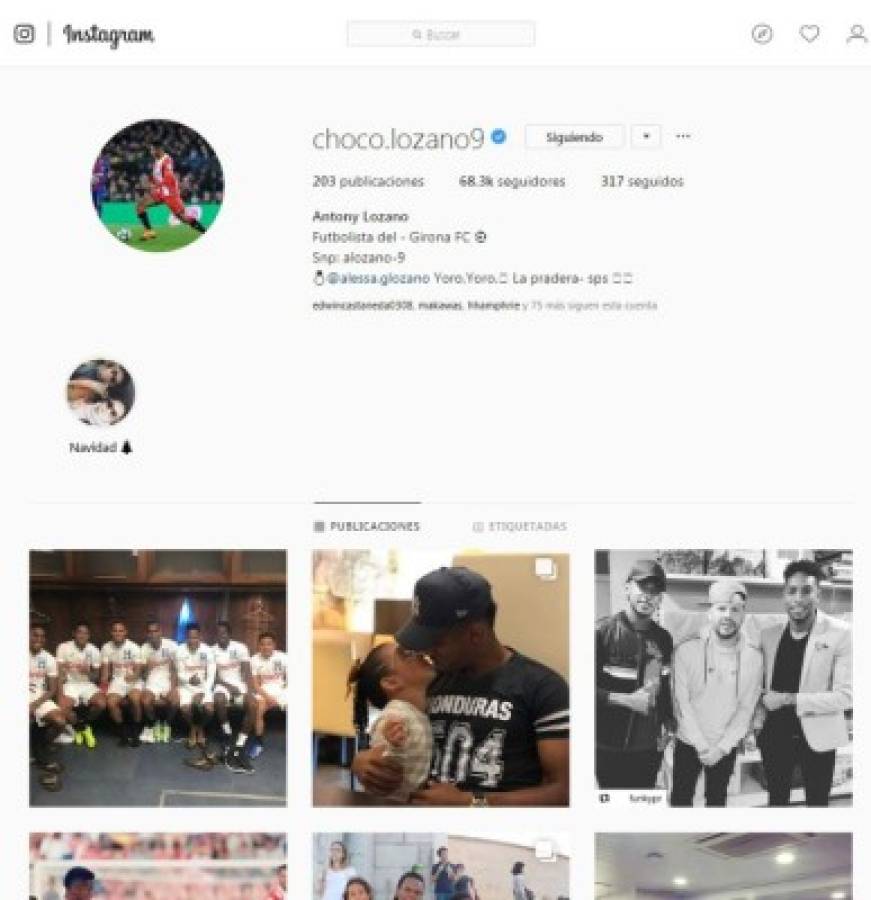 Los jugadores hondureños con más seguidores en Instagram